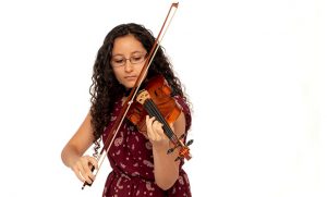 violin student portrait