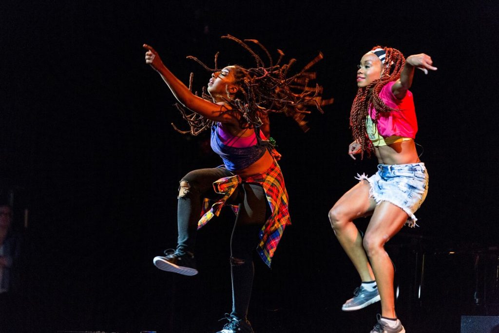 dancers performing Black Girl: Linguistic Play