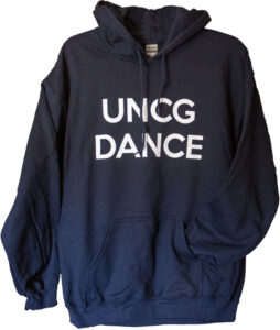 Navy White Letter Hoodie