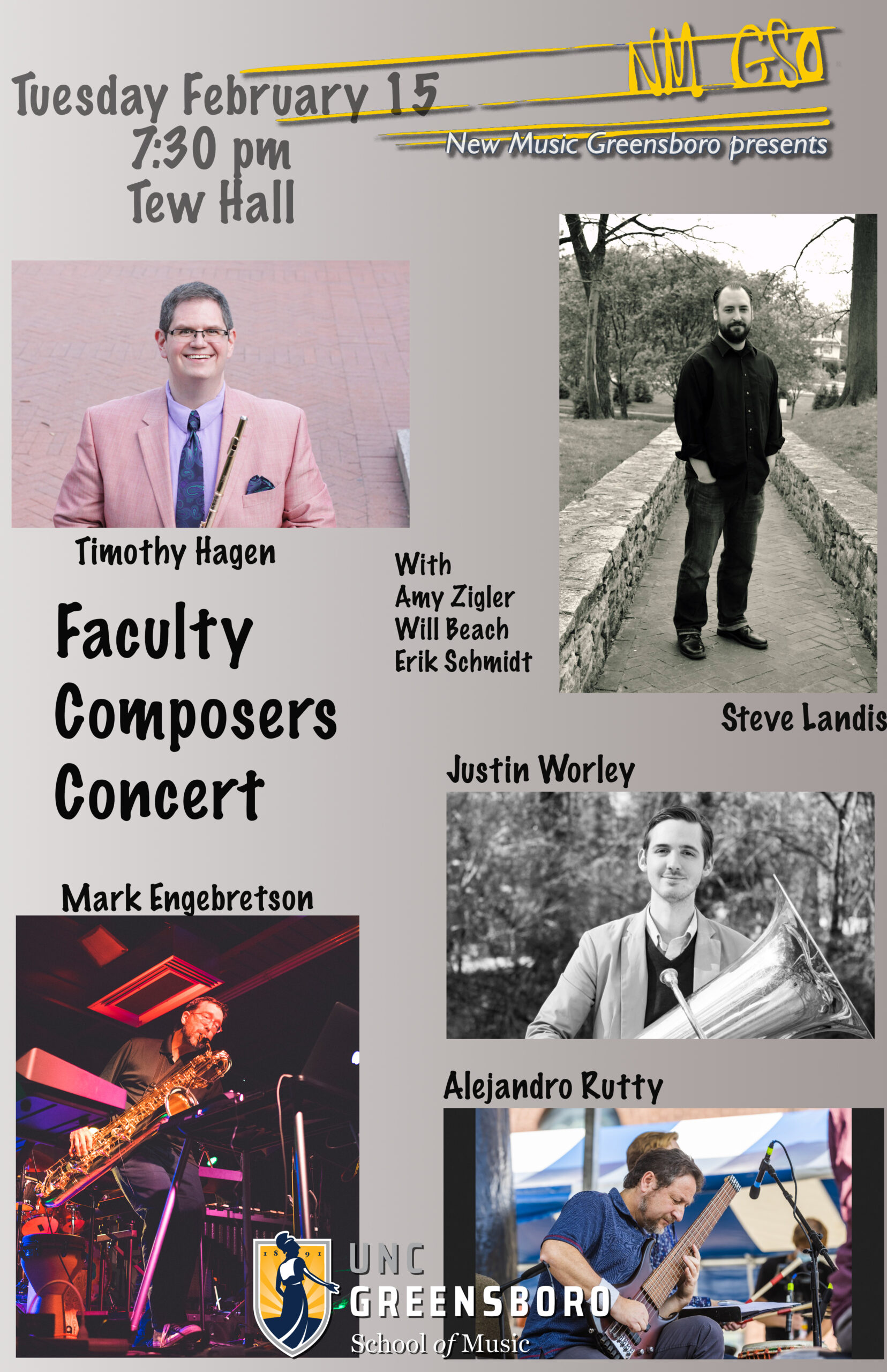 Faculty Composer Concert Poster