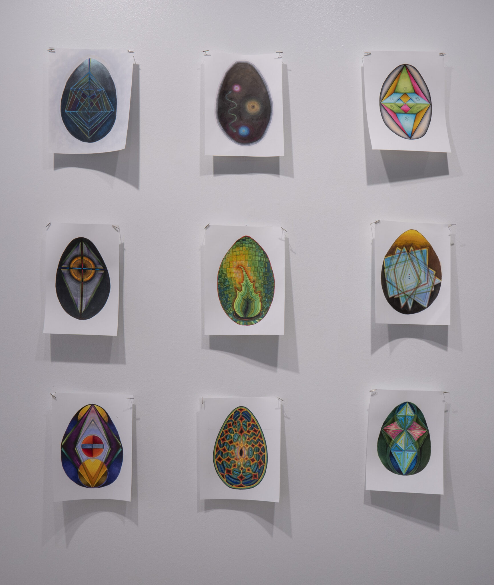 Student Artwork in gallery