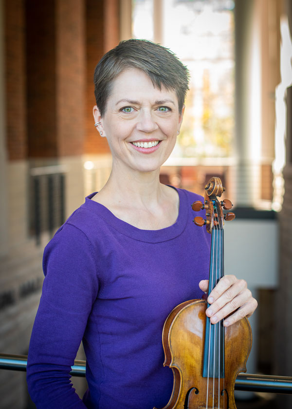 Marjorie Bagley, violin, headshot