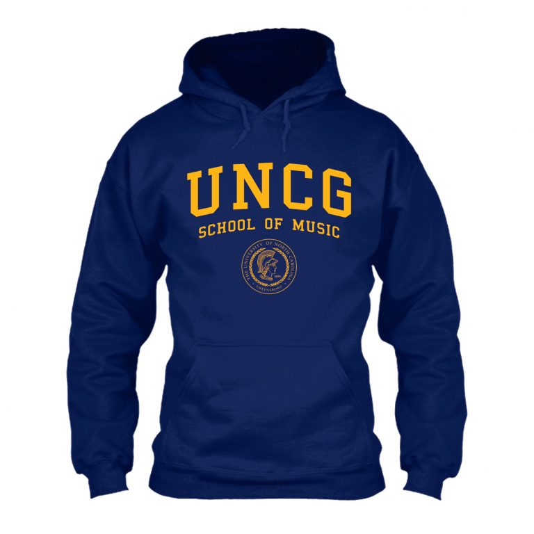 UNCG School of Music Navy Hoodie
