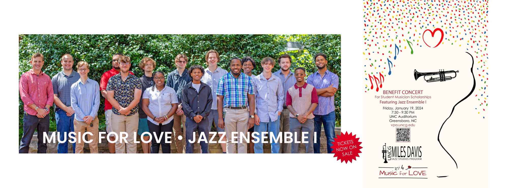 Jazz Benefit Concert Banner