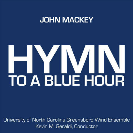 Album cover art for John Mackey, Hymn to a Blue Hour 