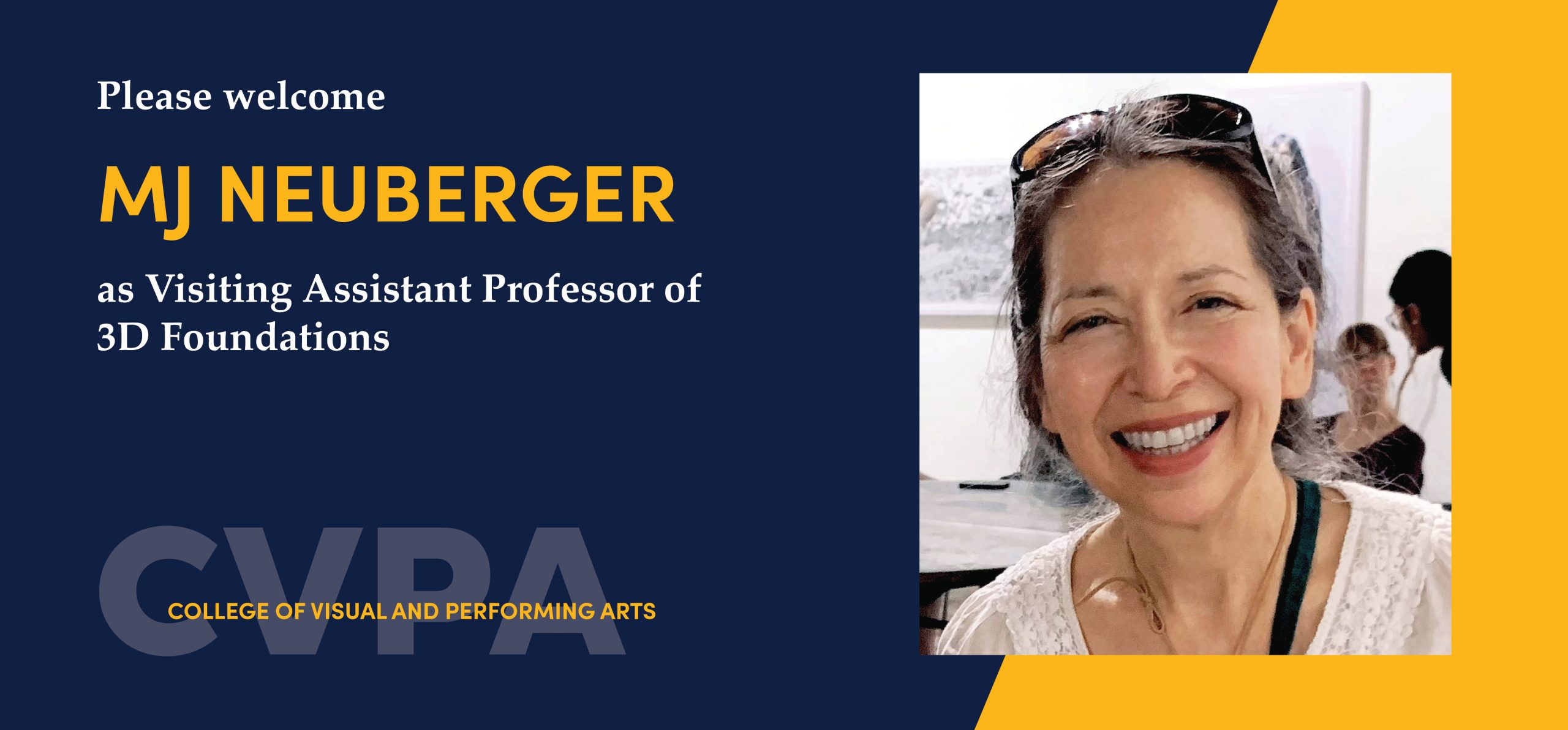 Featured Image for MJ Neuberger Named Visiting Assistant Professor of 3D Foundations