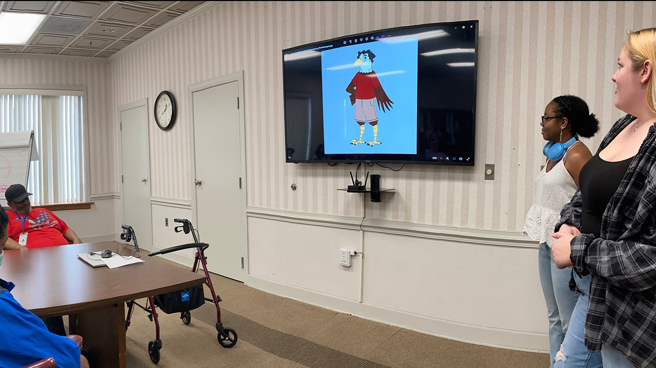 Featured Image for School of Art Students Animate Employees at Industries of the Blind 