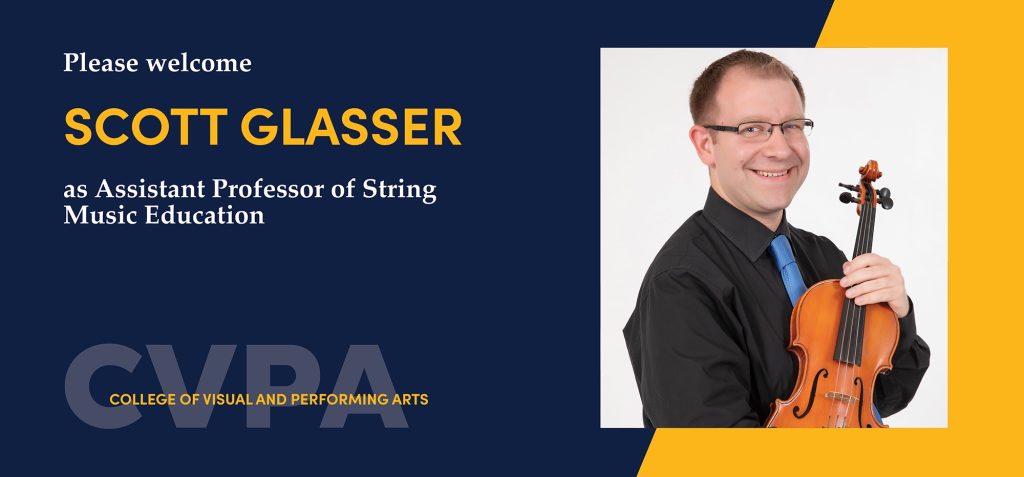 Scott Glasser joins School of Music