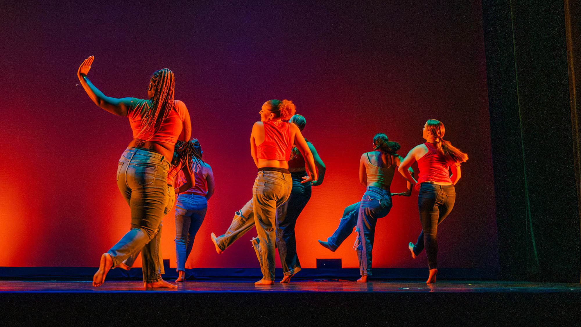 School of Dance, photo from Spring Dances dress rehearsal