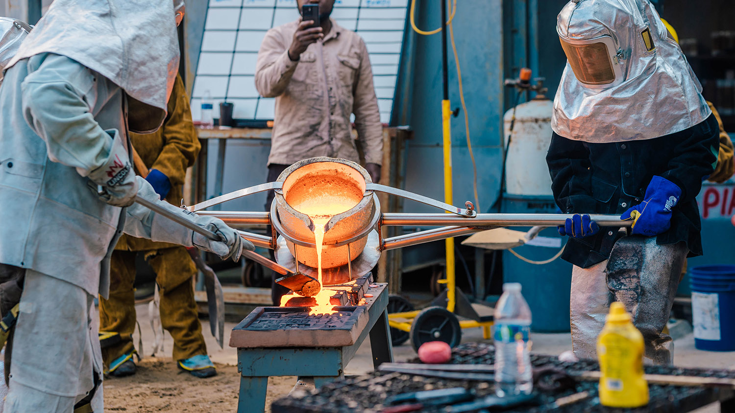 Spring Iron Pour