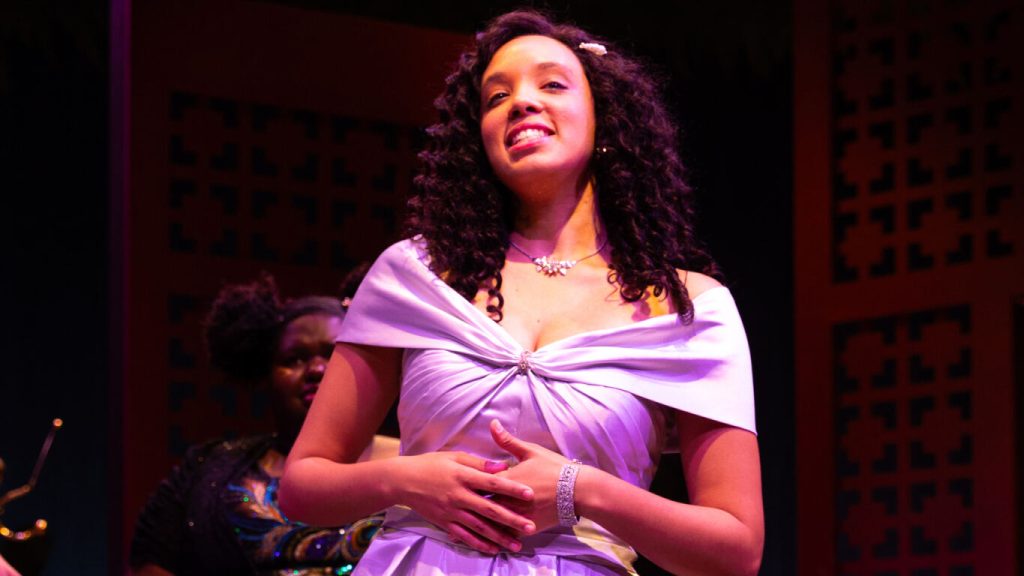 Theatre student Maya McCall as Ericka in "School Girls"