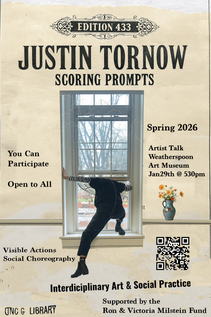 Justin Tornow Artist Talk poster