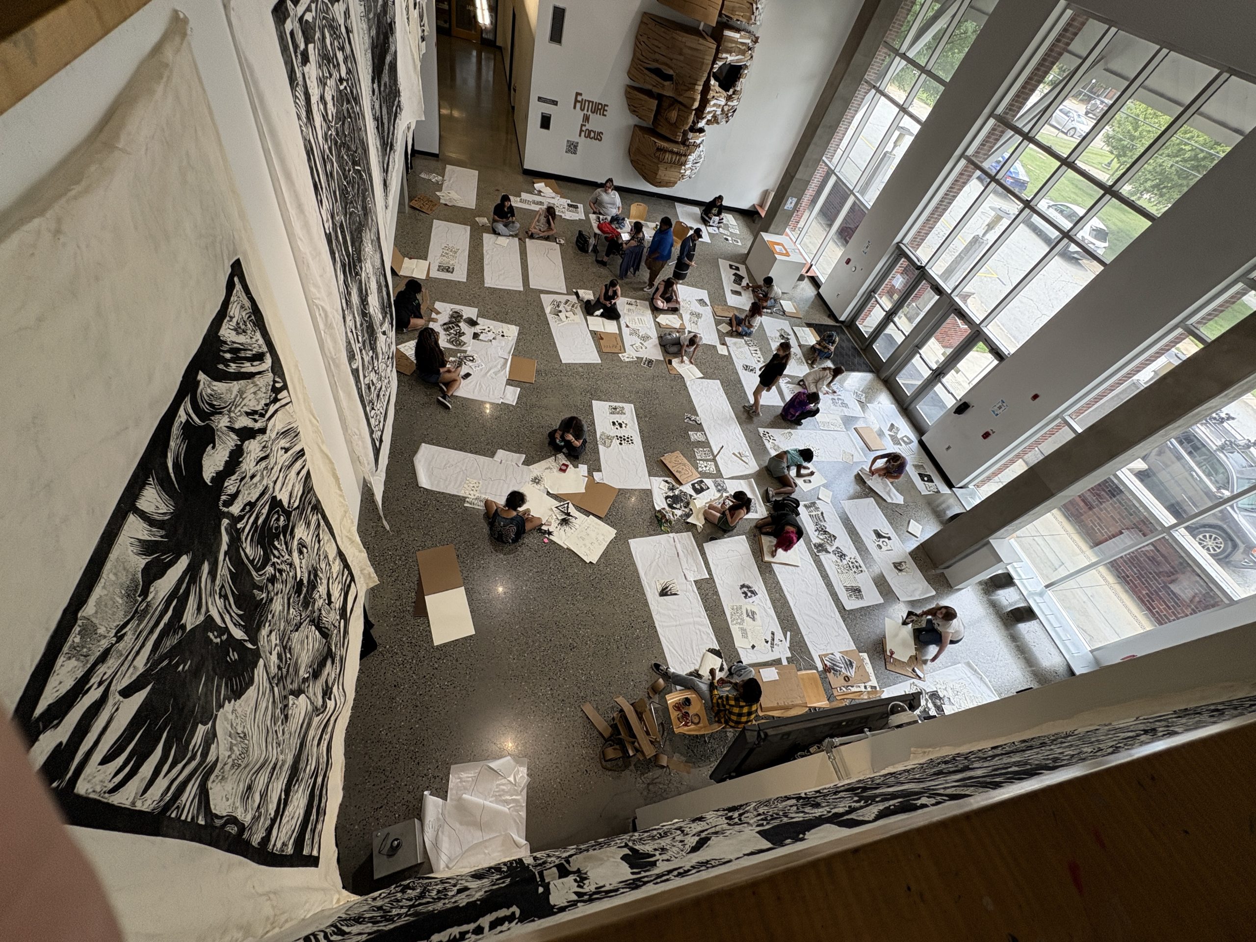 Overview photograph of a group of campers at SADI 2025