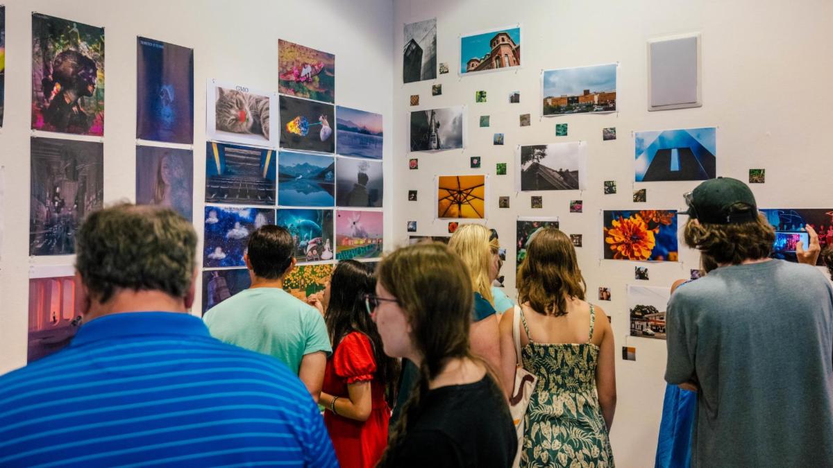 Image of art exhibition during Summer Art and Design Intensive