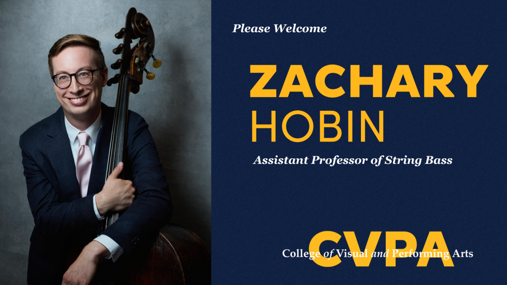 New faculty announcement of Zachary Hobin