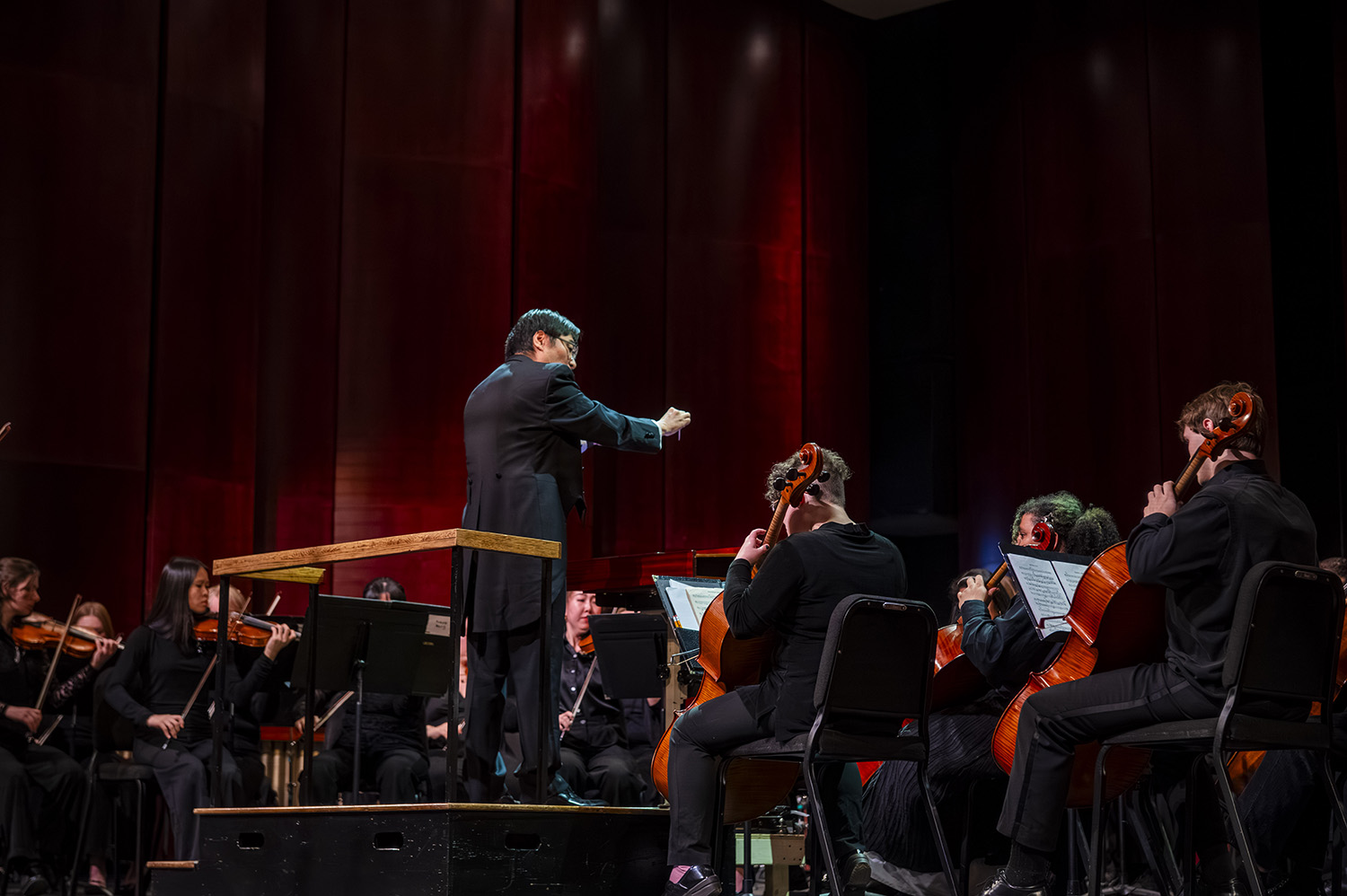 Symphony Orchestra concert with faculty soloists in UNCG Auditorium