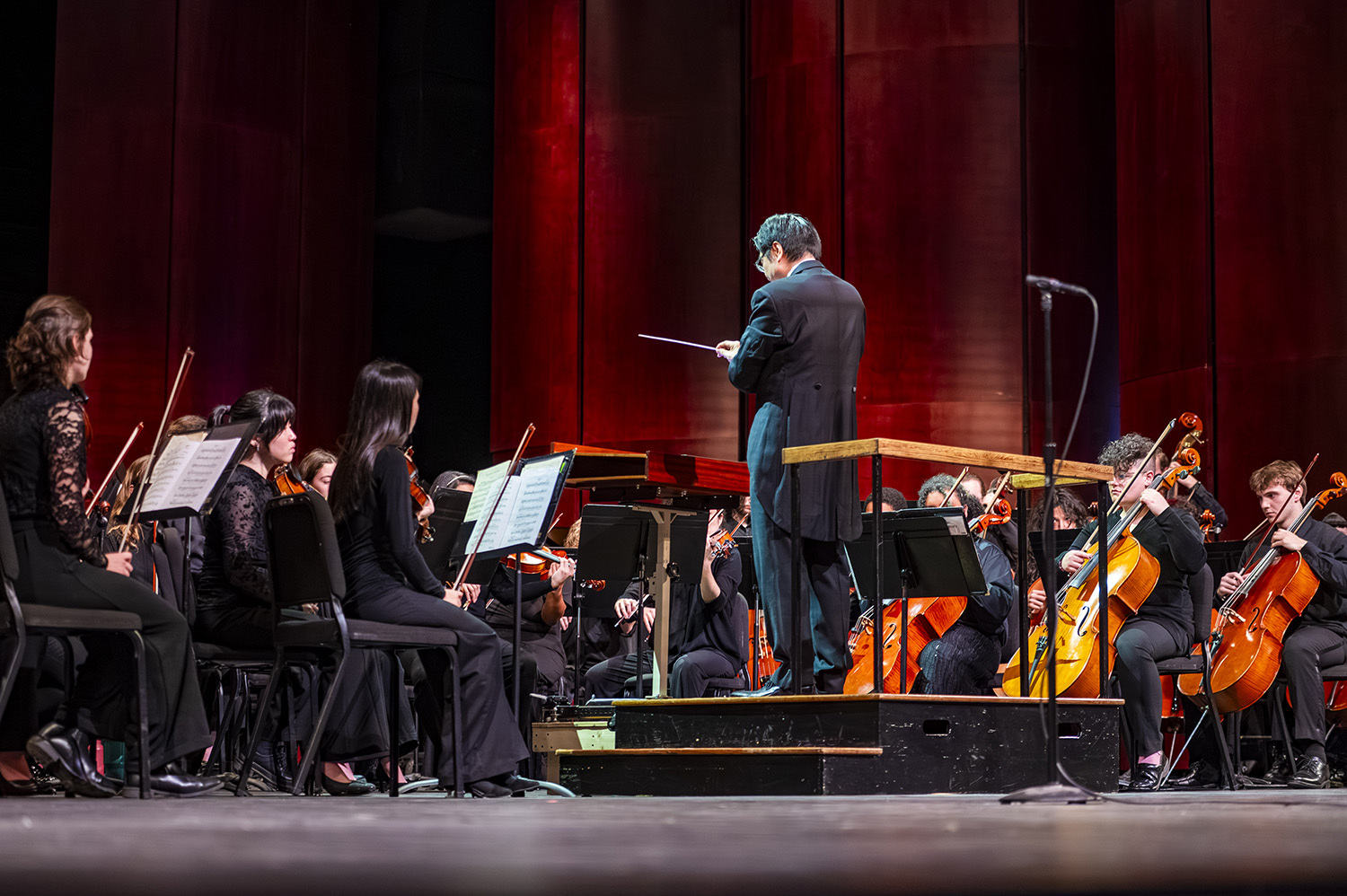 Symphony Orchestra concert with faculty soloists in UNCG Auditorium