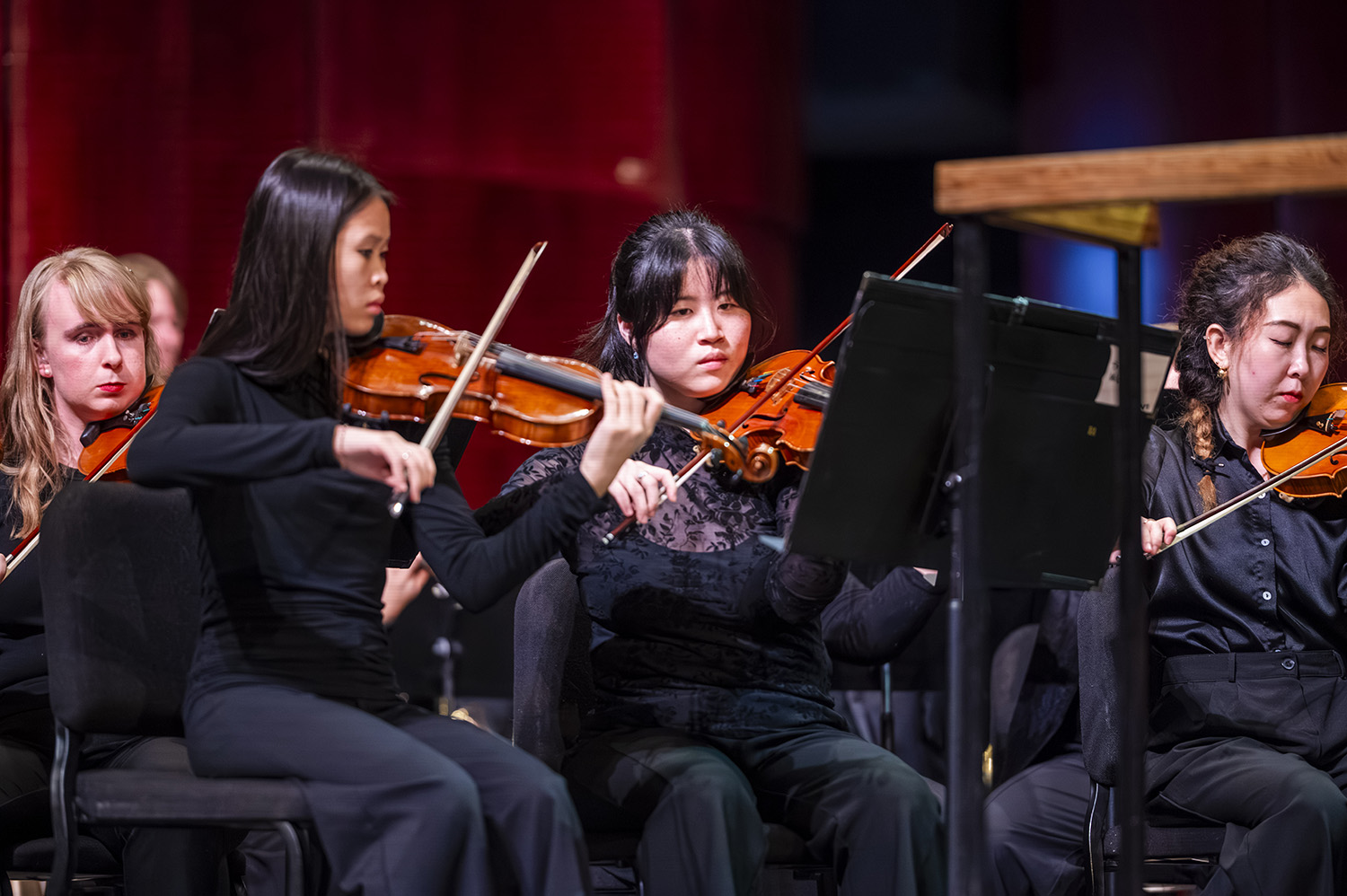Symphony Orchestra concert with faculty soloists in UNCG Auditorium