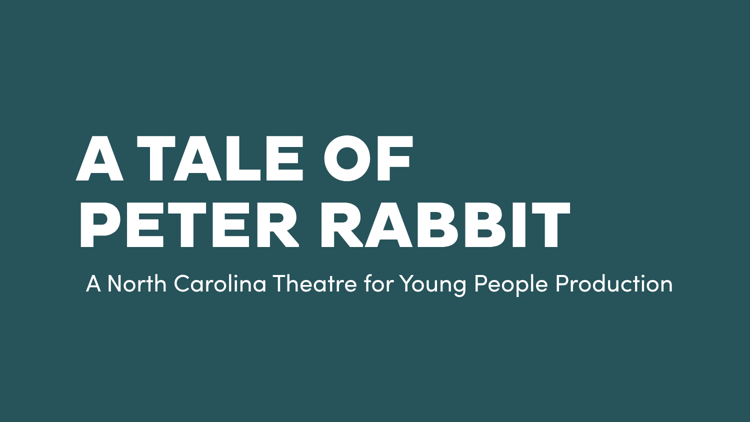 A Tale of Peter Rabbit