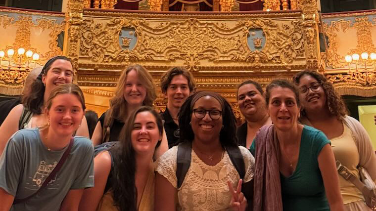 Students on the 2025 Grand Tour Trip, Opera in Venice